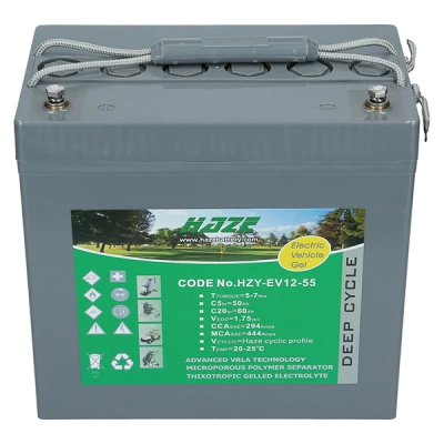 Akumulator Haze HZY-EV12-55 12V 60Ah GEL P+